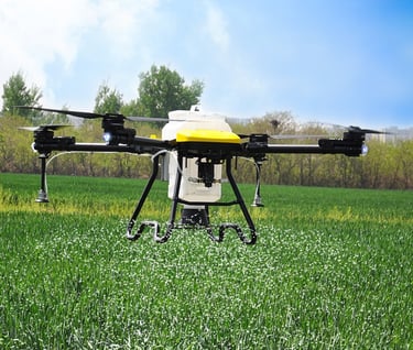 siembra de semillas con drones