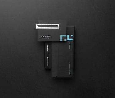 minimal luxury stationery