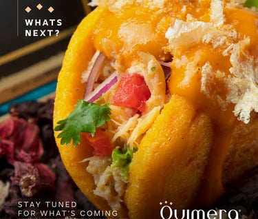 a plate of food with a text overlay that says, what's next