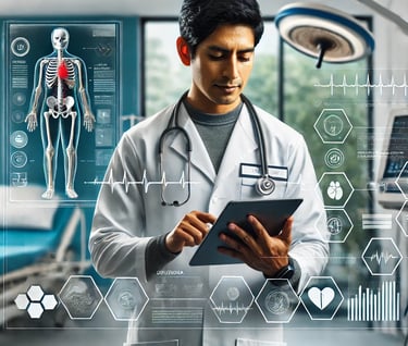 Medico evaluando un resultado