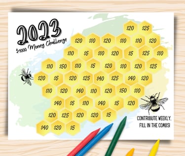 Money challenge 52 week printable