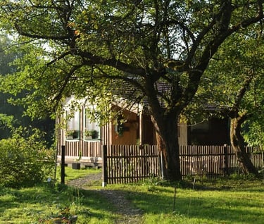 chatka wiejska sękiewiczówka agroturystyka małopolska mały domek