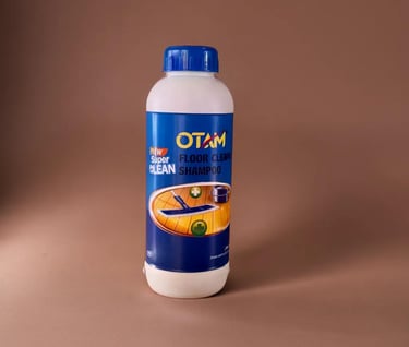 Bottle of Otam Floor Cleaner Shampoo
