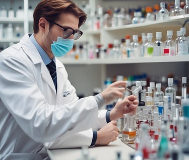 man standing near white wall