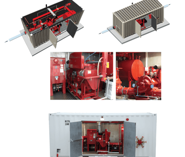 özel imalat tipi yangın istasyonu