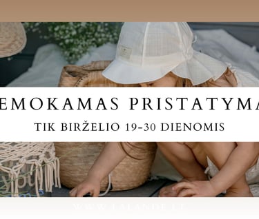 nemokamas pristatymas vaiku drabuziu parduotuveje www.lalande.lt
