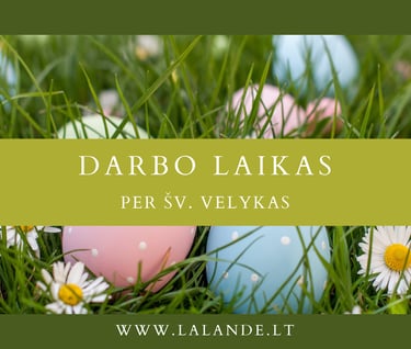 darbo laikas, velykos