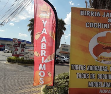 Banderas publicitarias tipo vela
