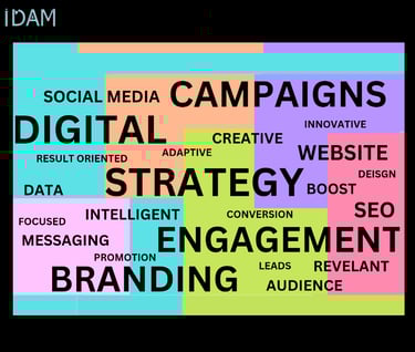 Idam consultancy services branding marketing website design seo search engine optimisation marketing