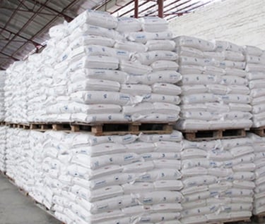 Warehouse for finished pvc stabilizers