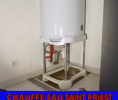 Devis gratuit remplacement installation chauffe eau electrique sur trepied saint priest 69800