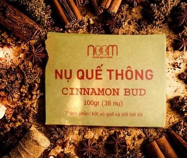 Nụ Quế Thông (38 nụ) - Noom ( 95% từ vỏ quế rừng Quảng Nam, 5% vỏ bời lời)