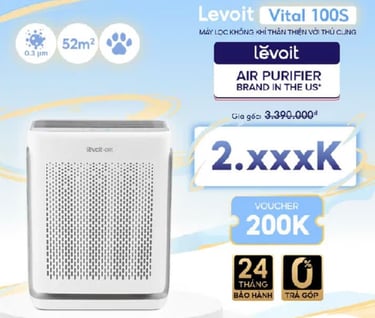 Máy lọc không khí Levoit Vital 100S 52m2