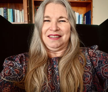 Woman with long hair