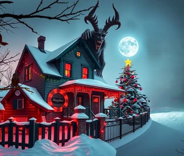 Haunted Christmas house