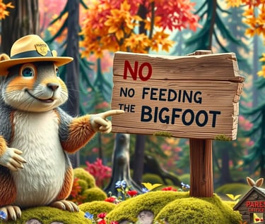 No feeding the Bigfoot
