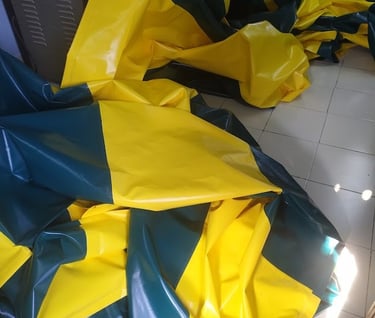 PVC awning combination fabric