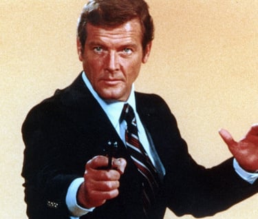 Roger Moore as James Bond