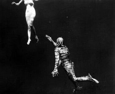 The Creature's underwater ballet