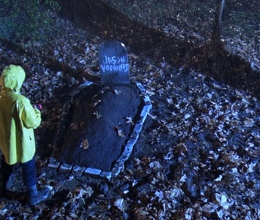 Tommy Jarvis at Jason's grave