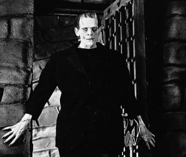 Boris Karloff as the Frankenstein Monster