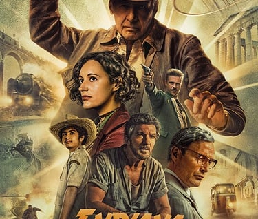 Indiana Jones and the Dial of Destiny cinema poster