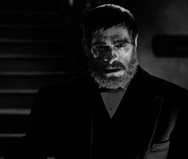 Boris Karloff as Morgan, the butler