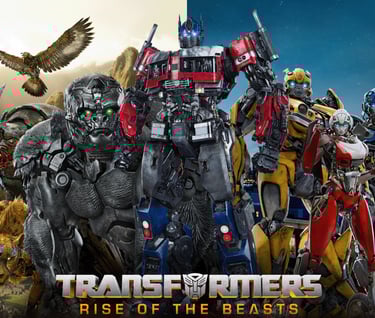 Transformers: Rise of the Beasts cinema poster