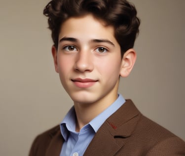 man standing near white wall