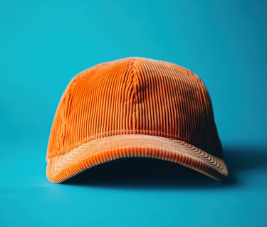 casquette velours côtelé