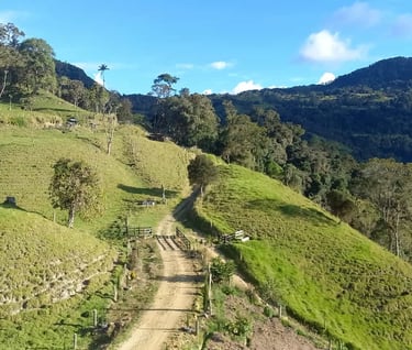 vía las Hormas, especial para ciclo montañismo, Cordillera de los Andes, Cajamarca Tolima