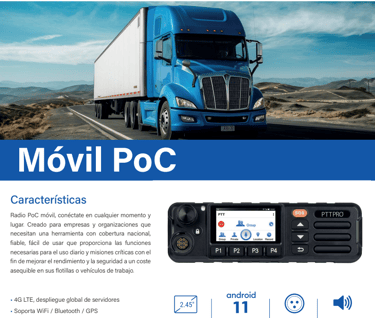 Descarga Ficha Técnica del Radio Móvil PoC