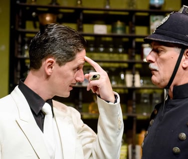 stijn van haecke en jan tiebos in Schippersstraat - Theater Zeemanshuis