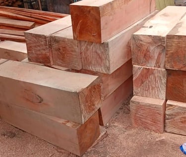 kayu balok meranti