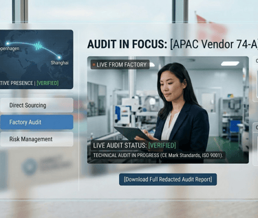 On-site technical vendor audit at an automated machinery factory in China for EU industrial client