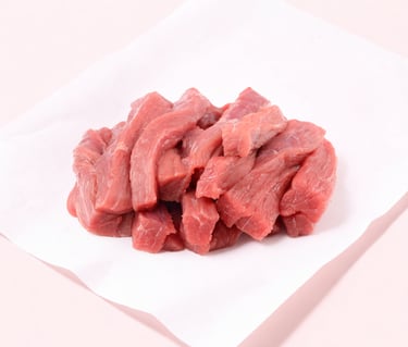 Émincé de veau tendre et maigre, découpe artisanale