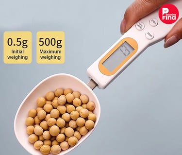 Colher Digital Medidora 500g 01g Tela LCD Iluminada para Farinha e Líquidos