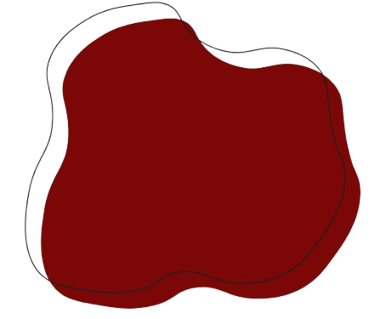 mancha vermelha para decoração