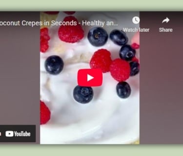 Coconut crepes recipe