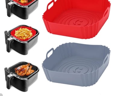 formas de silicone para air fryer quadradas