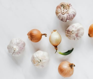 Garlic and onion
