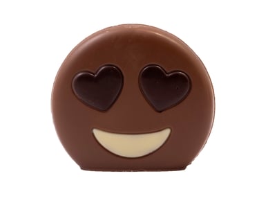 Chocolade emoji hart