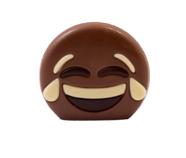 Chocolade emoji lach