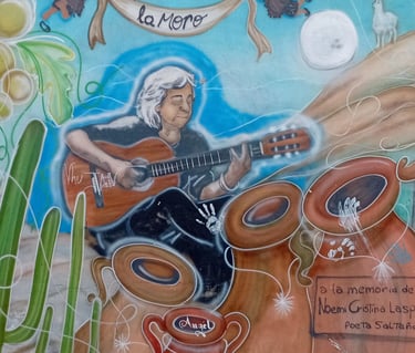 MURAL HOMENAJE A "LA MORO" - MAU 