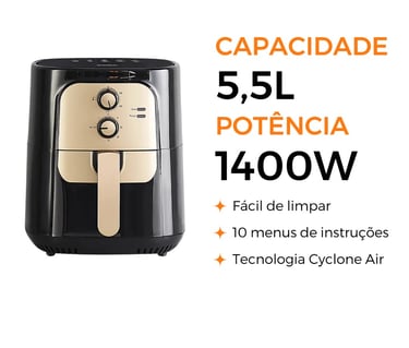 fritadeira elétrica air fryer