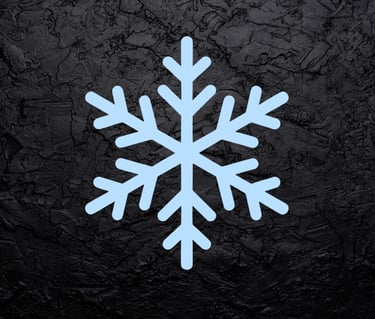 Catégorie à venir — icône flocon sur fond sombre.