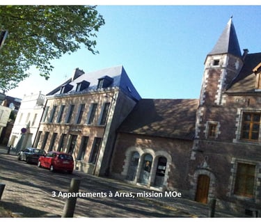 plandarchi Arras - 3 ap­par­te­ments à Sainte-Ca­the­rine-les-Ar­ras, mis­sion MOe