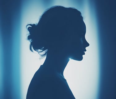 woman wearing black scoop-neck long-sleeved shirt