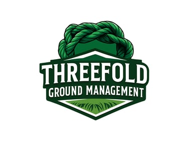 a logo for threefold ground management client