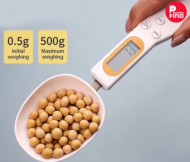 Colher Digital Medidora 500g 01g Tela LCD Iluminada para Farinha e Líquidos